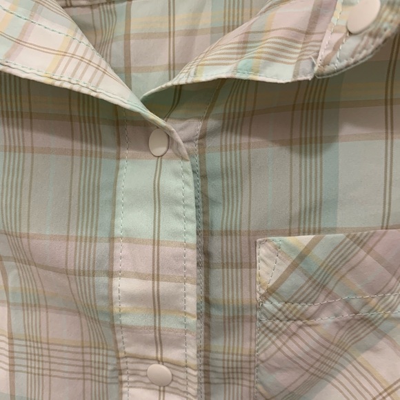 Patagonia plaid snap button waterproof shirt - Picture 3 of 4